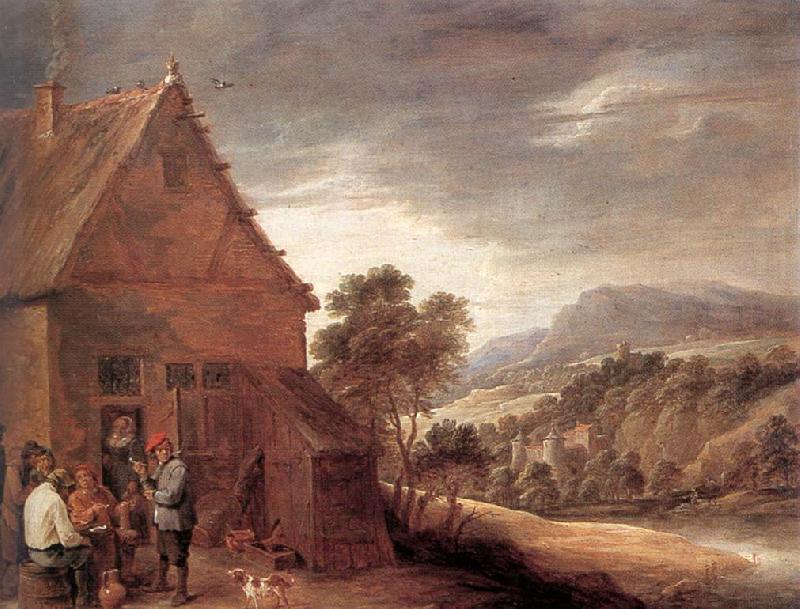 TENIERS, David the Younger Before the Inn fy China oil painting art